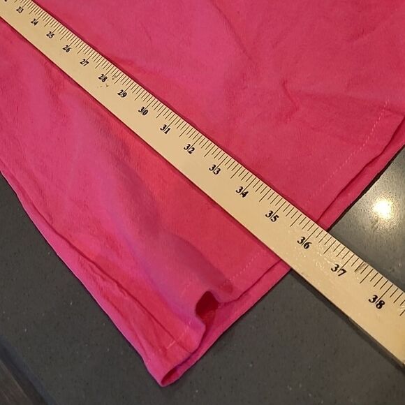 Hot pink midi dress 100% cotton - Picture 5 of 9